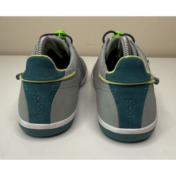 PLAE Unisex Butler Sneakers Womens 10 Nexus Grey Nubuck Leather Mesh Low Lace Up - Picture 4 of 11